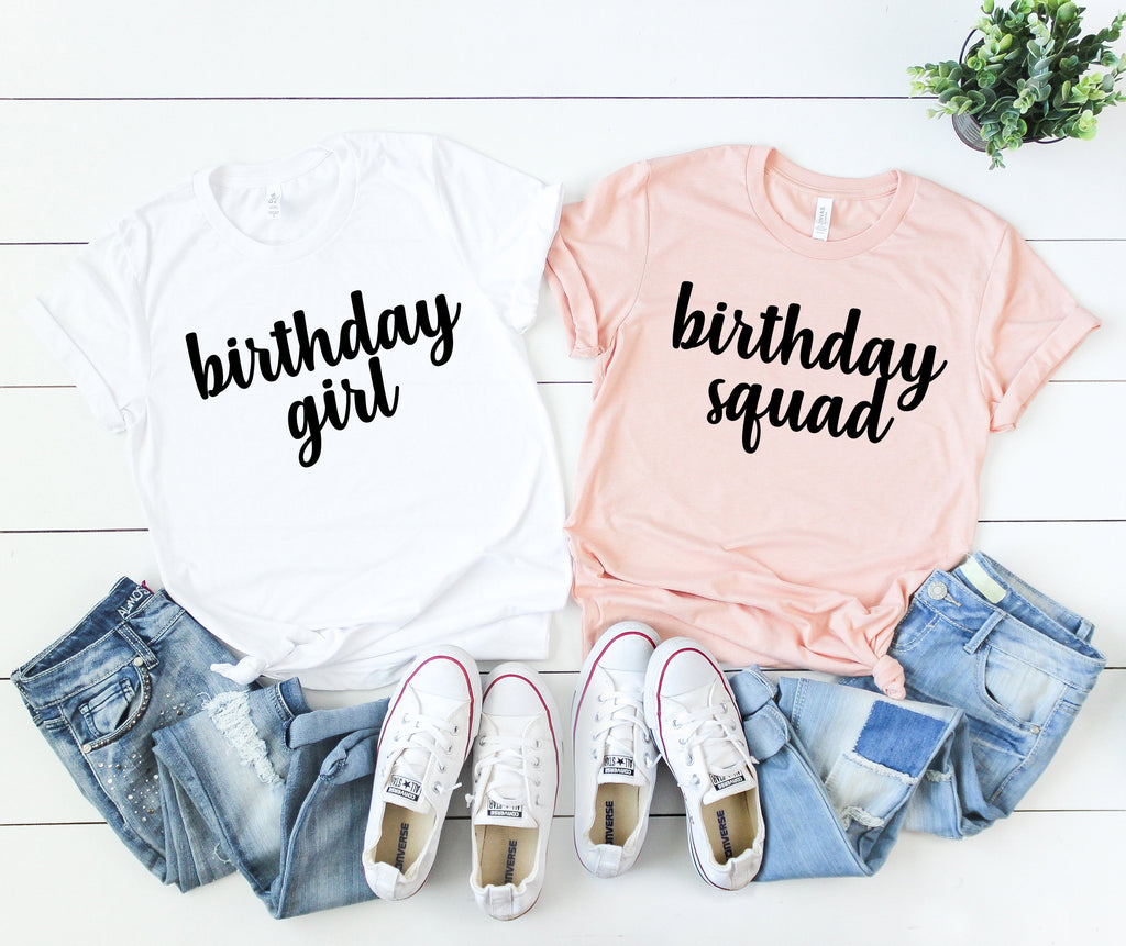 birthday squad shirts - birthday girl shirt - womens birthday shirt - birthday party shirt - birthday shirt - birthday gift - b-day gift
