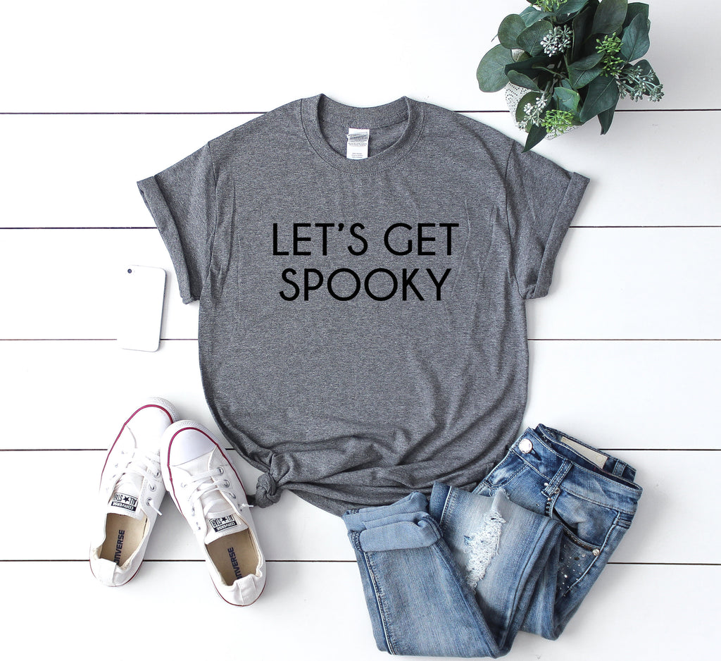 let's get spooky - Womens Halloween Shirt - halloween costume womens - Womens Halloween costume - Funny halloween shirt - witch shirt
