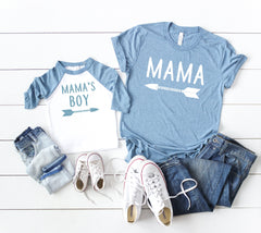 Mommy and me matching set, mother and son matching, mama, mama's boy, mommy and me tees, cute mom shirts, gift for mom, gift ideas for mom