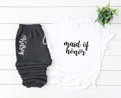 maid of honor gift - bachelorette party shirts -  bride shirt - bridesmaid shirts -  bride shirt - women bridal shirts - bridal party shirts