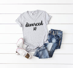 Divorced AF shirt -  divorced shirt -  divorced af tee - divorced party gift - divorced party shirt - gift for divorcee - divorcee party
