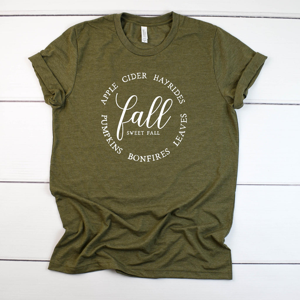 Fall colors shirt, Fall top, women't fall top, Hello fall top, cute fall outfit