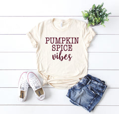 Pumpkin spice shirt, pumpkin spice vibes, pumpkin spice, Womens fall shirt, fall tshirt, fall womens tee, pumpkin womens tee, pumpkin shirt
