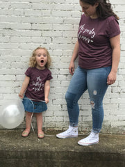 Mommy and me birthday shirts - Matching birthday shirt -mom and daughter birthday shirt - birthday shirt sets  - mommy and me shirts