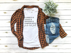 Feels like fall top-Pumpkin spice shirt- Shirt for Fall- Cute Women's Fall Tee -Fall Shirt Women -hello fall shirt -fall t-shirt for women-