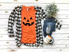 funny halloween shirt- halloween costume - Women's halloween shirt- Pumpkin shirt- Cute fall shirt for women - women's funny halloween top-