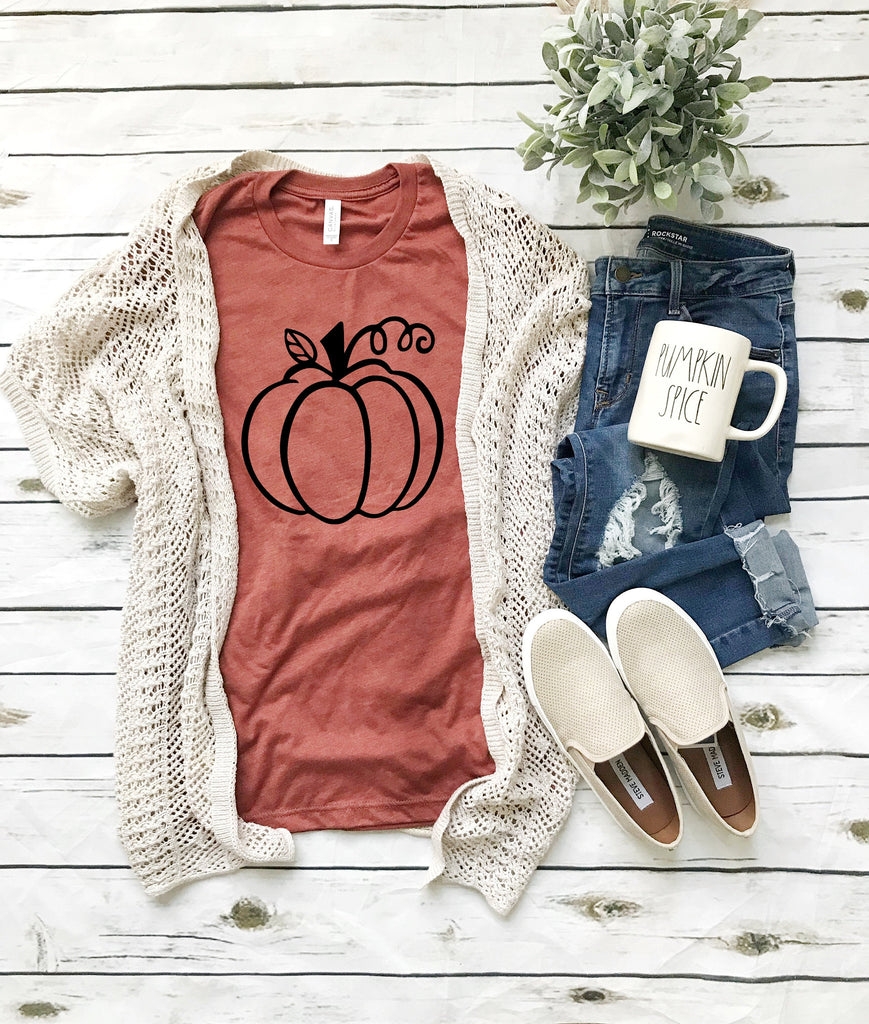 Pumpkin shirt- Cute Women's halloween shirt - Halloween costume shirt -Halloween top- Shirt for halloween party - Cute halloween outfit