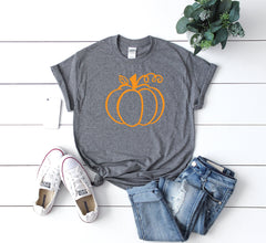 Cute halloween outfit- Halloween top- Holiday tee-Shirt for halloween party- Pumpkin shirt- Women's halloween shirt -Halloween costume shirt