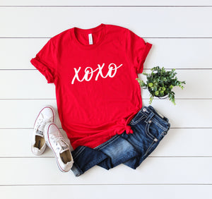 Valentines day shirt -Xoxo shirt-Cute women's Valentine shirt- Valentines day gift for her - Women's valentine day shirt- Valentines day top