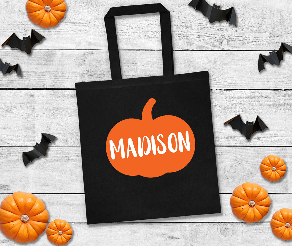 personalized halloween bag, trick or treat bags, custom halloween bag, personalized halloween bag, personalized trick or treat bags