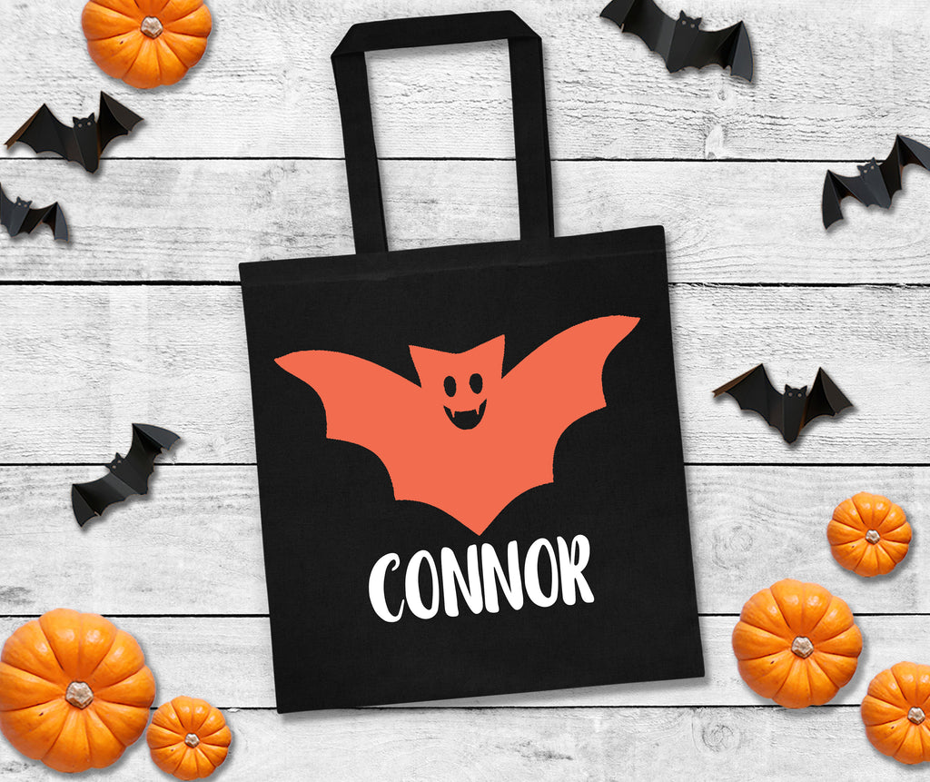 custom halloween bag, personalized halloween bag, trick or treat bag, personalized halloween bag, personalized trick or treat bags