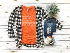 fall t-shirt for women-Pumpkin spice lover shirt- Cute fall shirt-Shirt for Fall-Cute Women's Fall Tee -Fall Shirt Women -hello fall shirt -