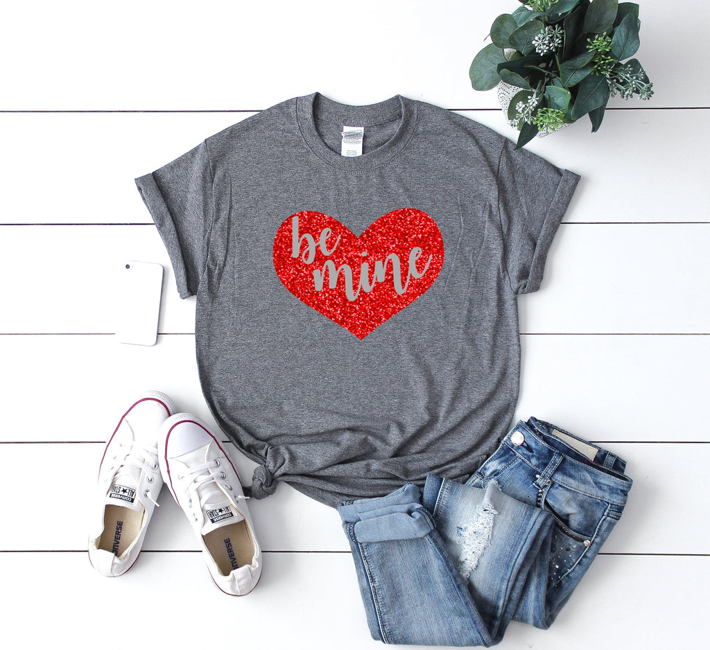 Cute Valentine day shirt- Women's valentine day tee- Be mine shirt -Valentines day gift for wife- Cute women's shirt-Valentines day shirt-