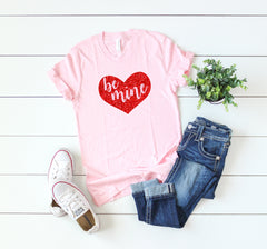 Cute Valentine day shirt- Women's valentine day tee- Be mine shirt -Valentines day gift for wife- Cute women's shirt-Valentines day shirt-
