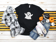 funny halloween shirt, ghost shirt, women's halloween ghost top