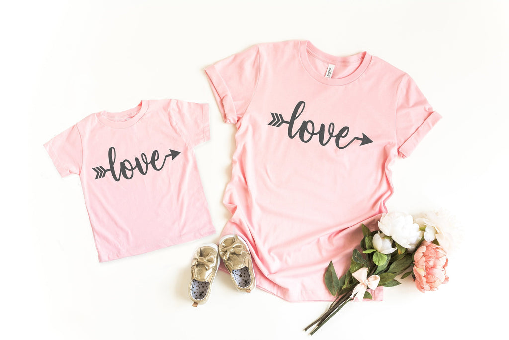 Mommy and me Valentine's shirts, Cute valentines day shirts, matching mom and daughter shirts, love shirt, Valentines day top, Xoxo shirt