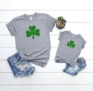 St. Patrick's day shirts - kids  St. Patrick's shirts,  baby St. Patrick's day shirt, toddler St.Patrick's day shirt, Shamrock glitter shirt
