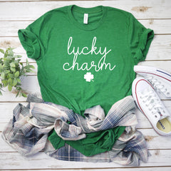 Womens st pattys day shirt - shamrock tee - lucky charm shirt - St. Patricks day shirt - womens st. patricks day shirt - irish womens shirt