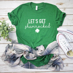 st pattys day shirt - St. Patricks day shirt - womens st. patricks day shirt - shamrock shirt - st pattys day tshirt - Lets get shamrocked