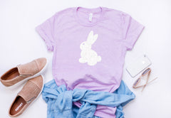 womens bunny shirt - Glitter easter shirt - Womens Easter shirt - Easter shirt for women - Cute Easter shirt - Easter gift - Easter shirt