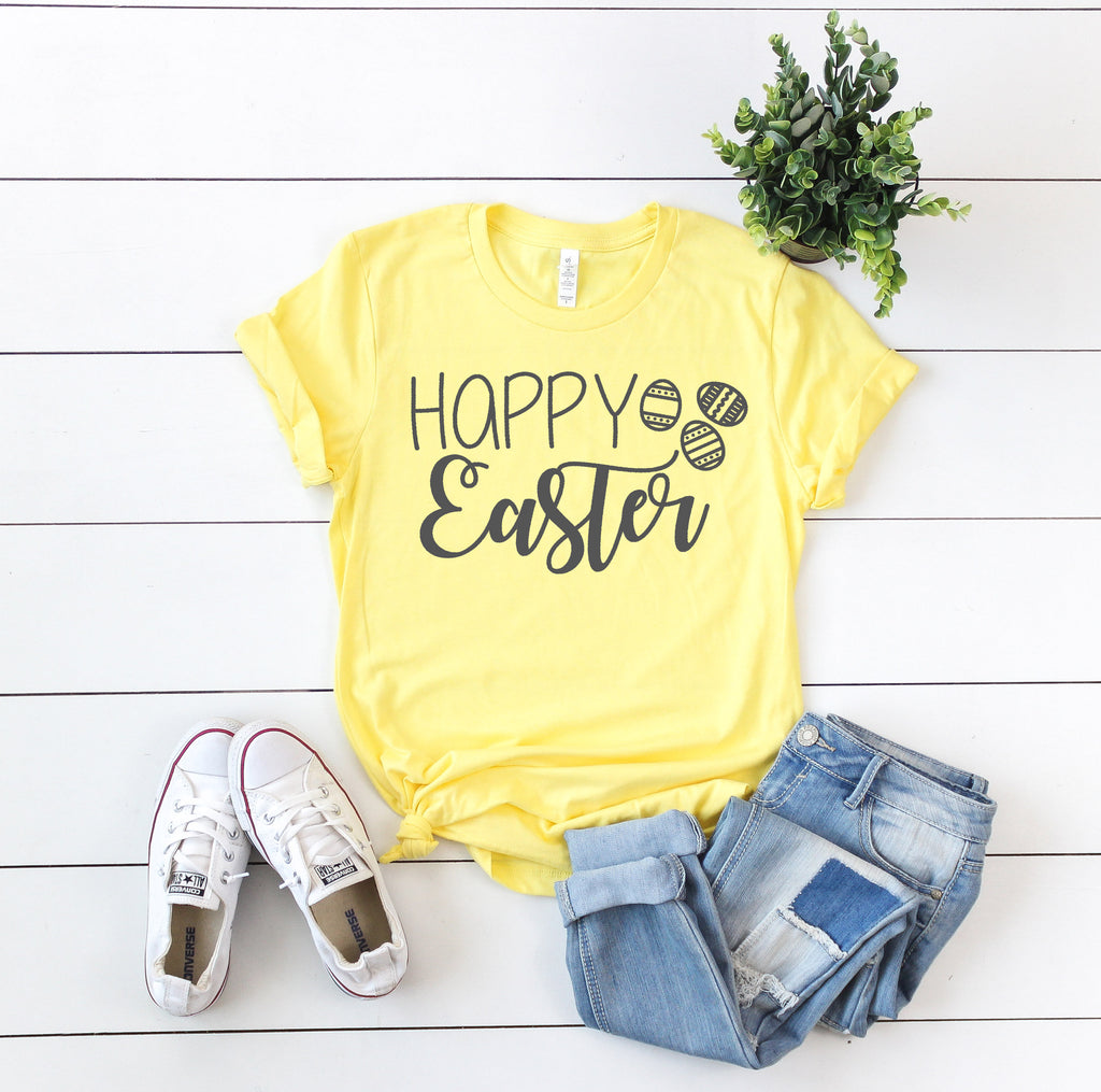 Womens Easter shirt  - Easter shirt for women - Happy easter shirt - Cute Easter shirt  - Easter shirt - hoppy easter - easter tshirt