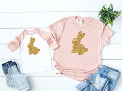 glitter easter shirts, matching mommy and me, matching easter shirt , mommy and me easter shirts, mother and daughter shirt, matching easter