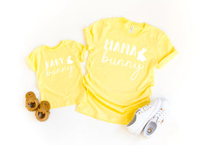Mama bunny shirt - mom and daughter easter shirt - womens easter shirt - easter tee - mommy and me easter - Mommy and me easter shirt