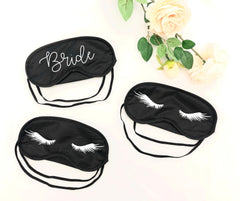 eyelash sleep mask, bridesmaid sleep mask, bachelorette party favor, bridesmaid eye mask, bachelorette party, custom sleep mask