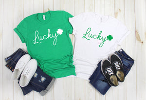 Couple St. Patricks Day Shirts -Friend St Patty's Day Shirts - Men's St. Patricks Day Outfit  - Lucky Women's Shirt - Matching St. Patty's