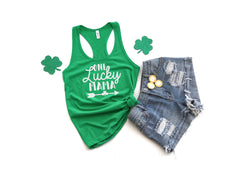 Mom's first Saint Patty's day - One lucky Mama tank - St. Patricks day shirt - Women's St. Patricks day top- Gift for Mom -