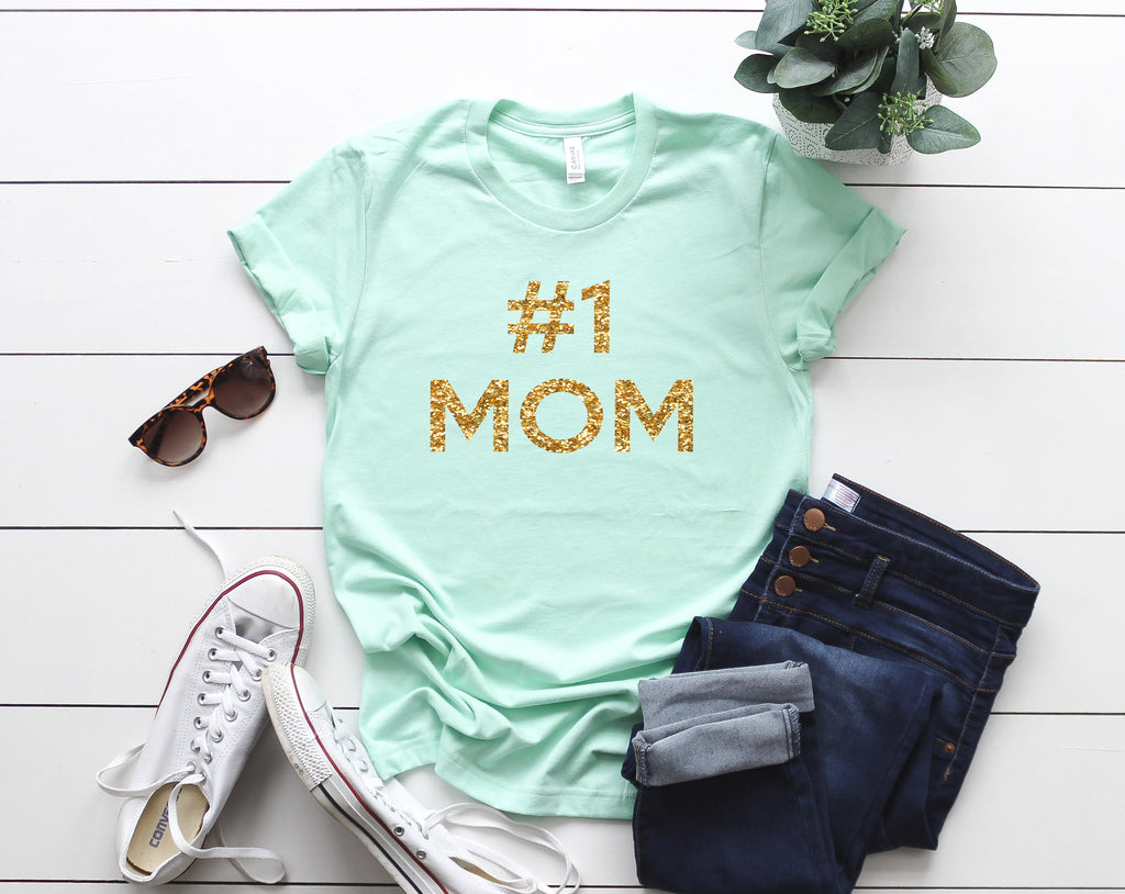 Number one mom, Best mom shirt, Gift for mom, Mothers day gift, Gift for mom, Birthday gift for mom