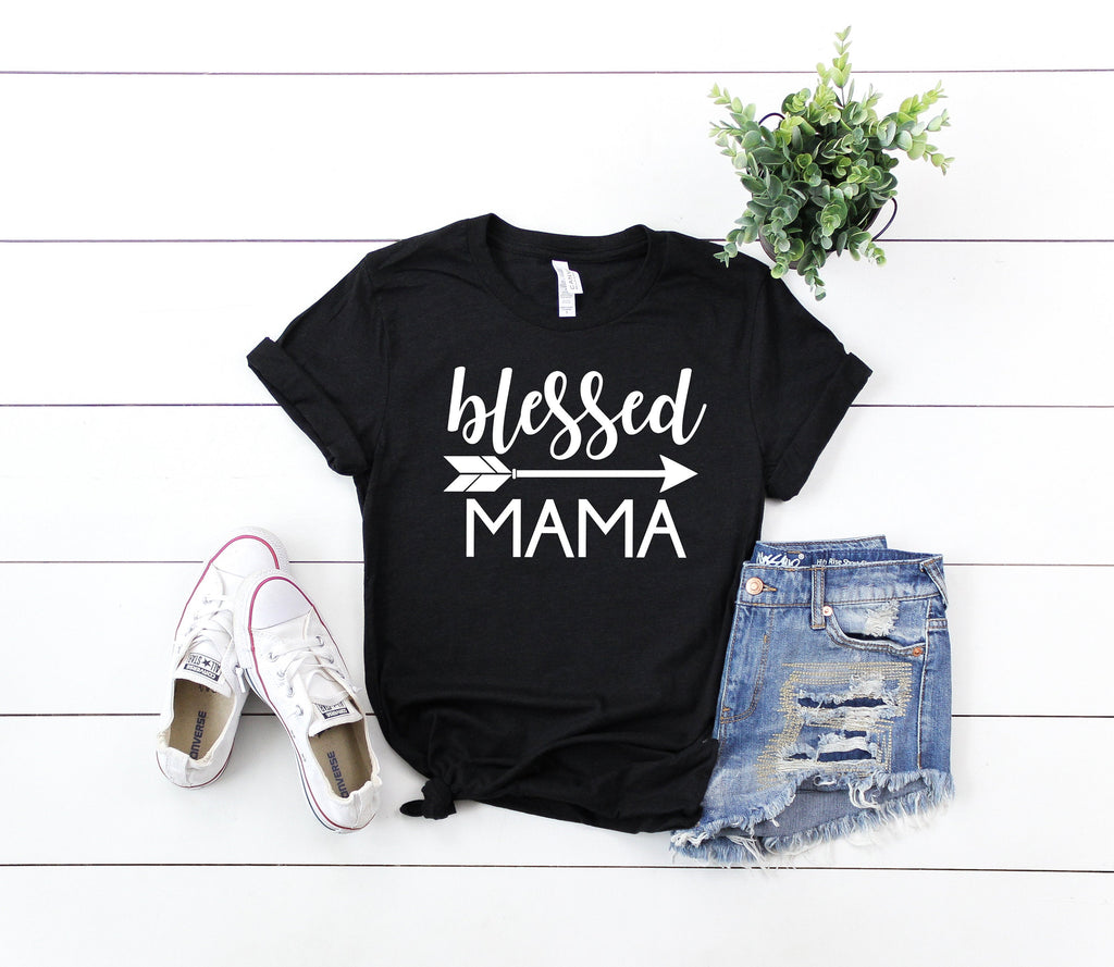 Blessed mama shirt - blessed shirt - mom gift - gift for her - blessed mama tee - gift idea - Mothers day gift - Gift for mom's Birthday