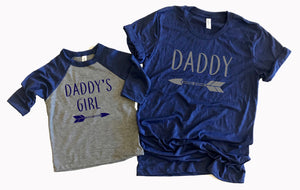 dad and daughter shirts, gift for father, daddy and me matching set, dad and daughter matching, daddy and me tees, dad's bday gift