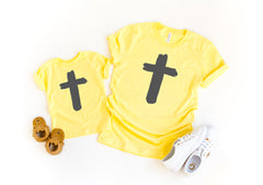 Cross shirt - Mommy and me easter shirt - Matching easter shirt - mom and daughter easter shirt - womens easter shirt - mommy and me easter