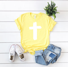 Womens Christian shirt - Womens Easter shirt - Womens cross shirt -  Cross tshirt - Cross tee - Womens Christian tee - Easter shirt