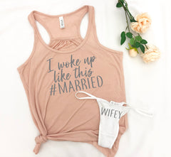 honeymoon outfit, custom bridal lingerie, bachelorette gift, custom mrs shirt, wedding gift, bridal shower gift set, custom bride sleep set