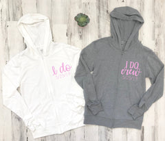 Bachelorette sleepover - Matching bridal party sweaters - Gift for bride - Bride tribe - Gift for bridal party - Custom wedding date