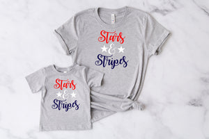 first fourth of July children's outfit, matching mommy and me, 4th of July shirt, toddler 4th of July shirt, mom and son matching shirts
