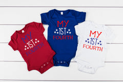 Baby's First 4th of July, Fourth of July, baby's 4th of July outfit, my first fourth of July, 4th of July baby girl, fourth of July baby boy