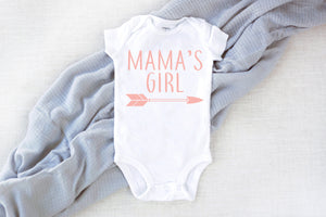 mamas girl shirt, newborn girl shirt, infant girl shirt, gift idea for mom, mother and daughter shirts, matching tees, mom and kid gift