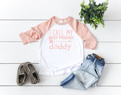 daddy is my best friend, daddy's girl shirt, gift from daughter, fathers day gift, dad and daughter photoshoot, i love my daddy