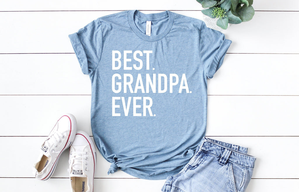 Best grandpa ever, gift for grandpa, best grandpa t-shirt, fathers