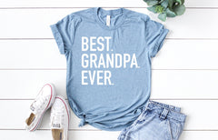 Best grandpa ever, gift for grandpa, best grandpa t-shirt, fathers day gift from grandkids, dad gift for father's day, bday gift for grandpa