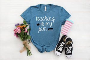 1st day of school shirt teacher, teaching is my jam shirt, 1st day of school shirt teacher, teacher shirt, shirt for teacher, teacher tshirt