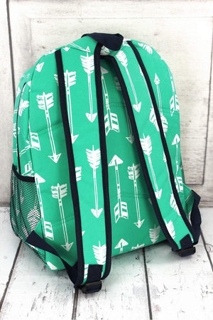 girls backpack, cute backpack, school backpack, arrow bag, girls lunch bag, arrow lunch box monogram backpack, kids backpack, backpack kids