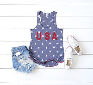 4th of july shirt - USA tank - 4th of july tank - red white and blue tank - memorial day tee - independence day tank - america shirt