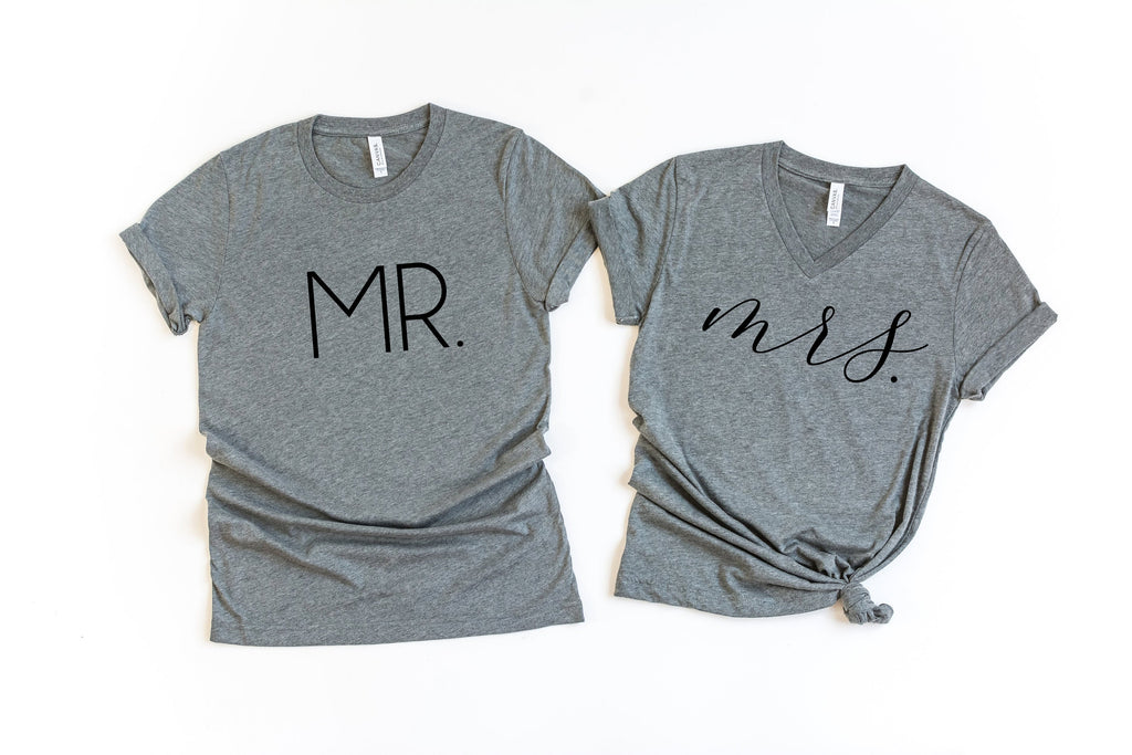 Wedding shirts, groom shirt, bride shirt , Mr and Mrs Shirts, Honeymoo –  Up2ournecksinfabric