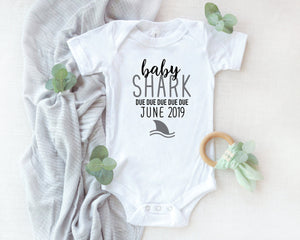 baby shark, new baby announcement, baby announcement, pregnancy announcement, baby coming soon, pregnancy reveal