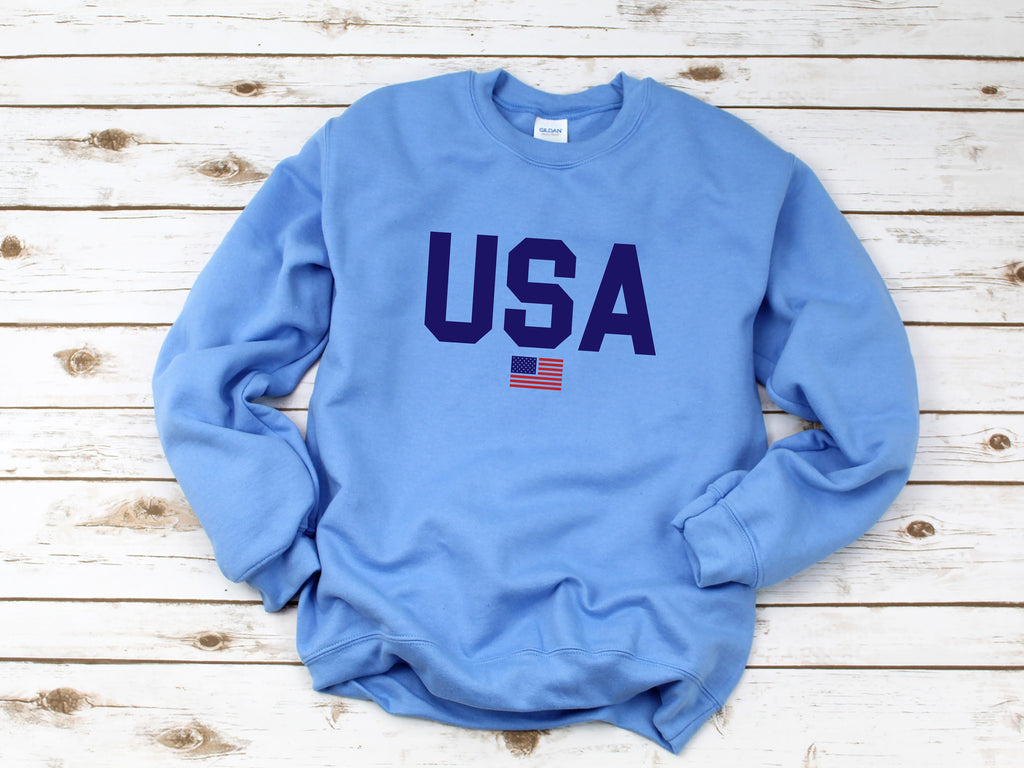 4th of july sweatshirt, USA shirt, womens 4th of july, america shirt, 4th of july, patriotic shirt, red white and blue, 4th of july pullover