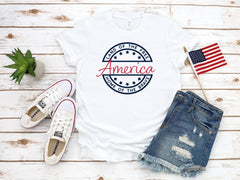 america shirt, memorial day shirt, fourth of july shirt, 4th of july shirt, patriotic shirt, red white and blue shirt, cute 4th of july